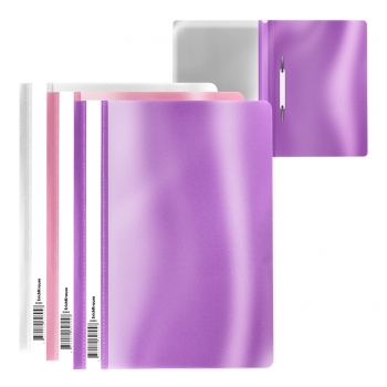 Папка-скоросшиватель A4 ErichKrause Glossy Candy, ассорти арт.55148