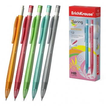 Карандаш автоматический 0.7мм ErichKrause Butterfly Jelly Bear, ластик, корпус ассорти арт.62782