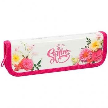 Пенал л/т 1-отдел. Кроха 190*60 Цветы, ламинация арт.ПК1_15327