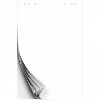 Блок для флипчарта deVENTE 67,5*98см, 20л. без линовки, 80 г/м2, белый  арт.6040401