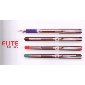 Ручка Montex шариковая Elite с син. стержнем, мет. клип, мет. наконечник, резин. держатель арт.Elite