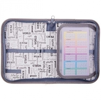 Пенал л/т 1-отделен. большой 190*130, с откидной планкой Моноколор, ламинация арт.30П29В_ПК7_15416