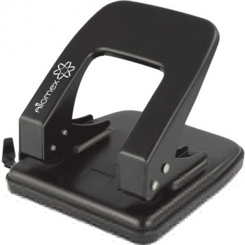 Дырокол (30 л) Attomex металлический с линейкой, в карт. коробке, черный арт. 4020502 Дырокол (30 л) Attomex металлический с линейкой, в карт. коробке, черный арт. 4020502