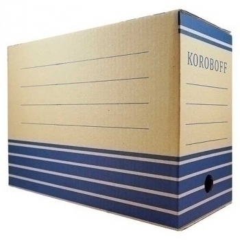 Короб архив. 150мм (327х150х240) из гофр. картона, бурый Koroboff арт.150_бурый Koroboff Короб архив. 150мм (327х150х240) из гофр. картона, бурый Koroboff арт.150_бурый Koroboff