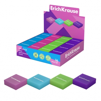 Ластик ErichKrause Color Ice ассорти арт.60762