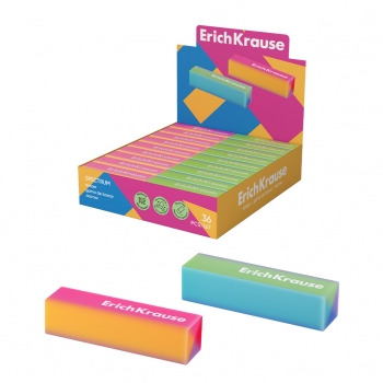 Ластик ErichKrause Spectrum ассорти арт.60784