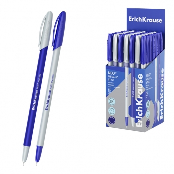 Ручка шариковая ErichKrause Slender Stick Grey, 0.7мм, игольч. узел, одноразовая, красная арт.63085 Ручка шариковая ErichKrause Slender Stick Grey, 0.7мм, игольч. узел, одноразовая, красная арт.63085