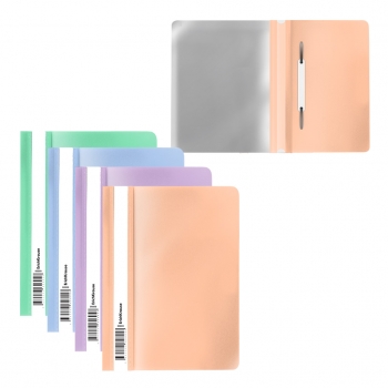 Папка-скоросшиватель А5+ ErichKrause Matt Pastel Bloom, ассорти арт.61130