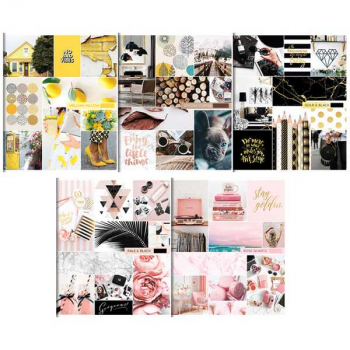 Тетрадь 96л в клетку ArtSpace Стиль. Выбери свой цвет, глянцевый уф-лак арт.Т96кГЛ_21006