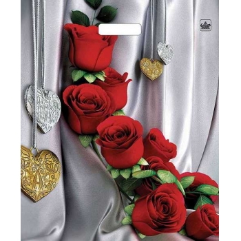 Мешок 45х38см ПВД 60мкм ламинированный с вырубной ручкой, Цветы страсти арт.н00057280