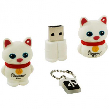 Карта памяти USB (флэш-накопитель)  8Gb Smartbuy Wild series Кошка USB 2.0 Flash Drive арт.SB8GBCatW