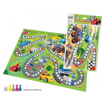 Игра настольная    Русский стиль  бродилка Цена Бум!Игра.Крутые виражи, 420*594 мм, пакет с европодв., 3+  арт. 07105