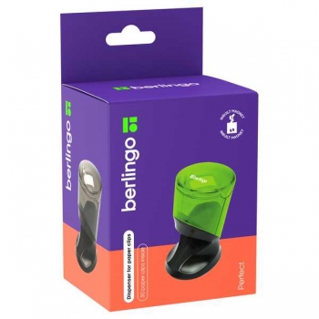 Подставка для скрепок магнитная Berlingo Perfect, со скрепками (30шт), пластик, цвет ассорти арт.DBd_00039