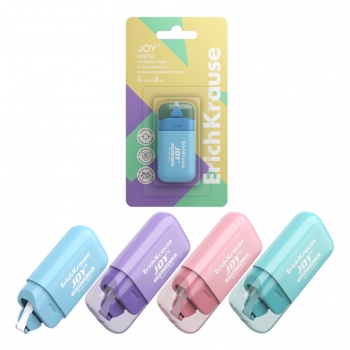 Штрих-корректор в ленте ErichKrause 5мм*6м Floral Soull, ассорти, печать на корпусе арт.63169 Штрих-корректор в ленте ErichKrause 5мм*6м Floral Soull, ассорти, печать на корпусе арт.63169