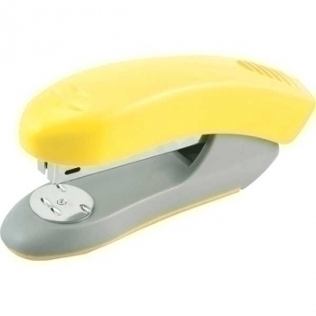 Степлер 24/6, 26/6 (20л) deVENTE Neon пластиковый, в картон. коробке, неоновый желтый, арт. 4142802