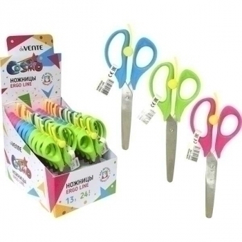 Ножницы deVENTE 13 см детские Ergo Line, эргономичные пластиковые кольца с упором, арт. 8010802 Ножницы deVENTE 13 см детские Ergo Line, эргономичные пластиковые кольца с упором, арт. 8010802