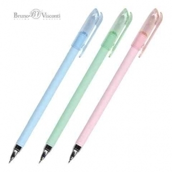 Ручка шариковая Bruno Visconti PointWrite.ZEFIR, 0.38мм, синяя, корпус ассорти арт.20-0253 Ручка шариковая Bruno Visconti PointWrite.ZEFIR, 0.38мм, синяя, корпус ассорти арт.20-0253