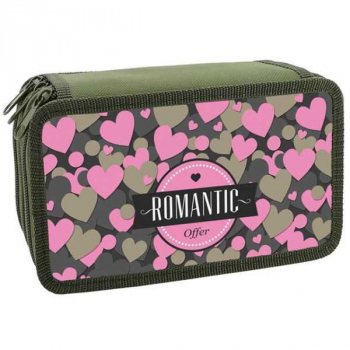 Пенал л/т 3-отдел. 190х100 арт.ПКК 12-5 Сердечки арт