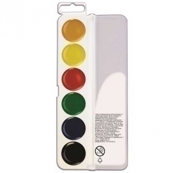 Акварель Классика,  6цв, б/к, медовая, в европодвесе арт.19С 1282-08