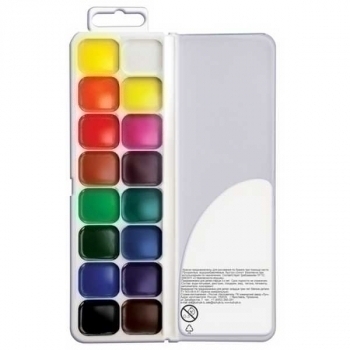 Акварель Классика, 16цв, б/к, медовая, в европодвесе арт.19С 1290-08