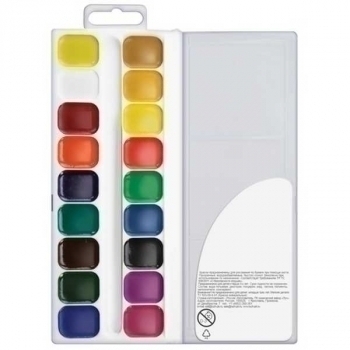 Акварель Классика, 18цв, б/к, медовая, в европодвесе арт.19С 1292-08