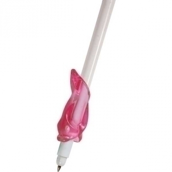 Насадка-держатель анатомическая deVENTE Рыбка для карандаша и ручки, силиконовая розовая, арт. 8070701 Насадка-держатель анатомическая deVENTE Рыбка для карандаша и ручки, силиконовая розовая, арт. 8070701