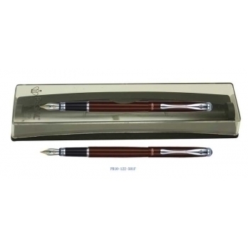 Ручка REGAL 122 перьевая (серия Edward) в футляре, красный корпус арт.PB10-122-501F Ручка REGAL 122 перьевая (серия Edward) в футляре, красный корпус арт.PB10-122-501F