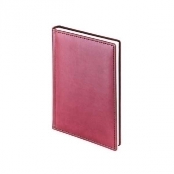 Ежедневник А5+ 145*205 мм, недатир. Альт VELVET 272 стр, бордовый, тв. обл. арт.3-115/02