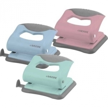 Дырокол (20 л) deVENTE Pastel пластик, с линейкой, 3 пастельных цвета, в карт. коробке, арт. 4020901 Дырокол (20 л) deVENTE Pastel пластик, с линейкой, 3 пастельных цвета, в карт. коробке, арт. 4020901