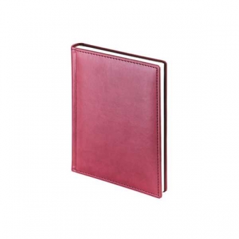 Ежедневник А6+ 110*155 мм, недатир. Альт VELVET 272 стр, 1 ляссе, бордовый, тв. обл. арт.3-495/02