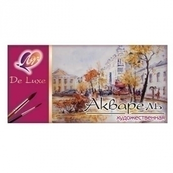 Акварель Люкс, 24цв, б/к, , в карт. уп арт.14С 1039-08 Акварель Люкс, 24цв, б/к, , в карт. уп арт.14С 1039-08