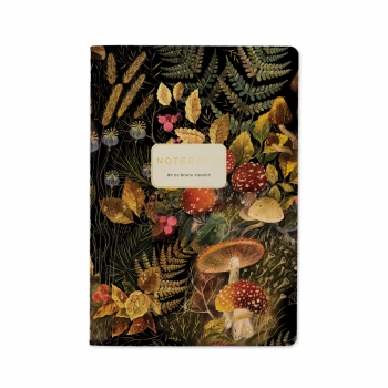 Тетрадь 40л в клетку Bruno Visconti FAUNA.Воробей крепление-декор. нить арт.7-40-001/208