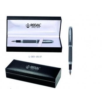 Ручка REGAL 503 перьевая (серия Hadrian) в футляре, черный корпус арт.L-503-1611F Ручка REGAL 503 перьевая (серия Hadrian) в футляре, черный корпус арт.L-503-1611F