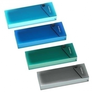 Пенал ErichKrause пластиковый Matt Ice Metallic, ассорти арт.50499