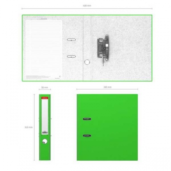 Файл-регистратор А4/50мм ErichKrause Neon ЗЕЛЕНЫЙ арт.45393 Файл-регистратор А4/50мм ErichKrause Neon ЗЕЛЕНЫЙ арт.45393