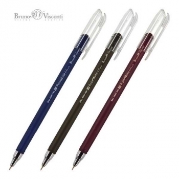 Ручка шариковая Bruno Visconti PointWrite Original, 0.38мм, синяя, корпус ассорти арт.20-0210 Ручка шариковая Bruno Visconti PointWrite Original, 0.38мм, синяя, корпус ассорти арт.20-0210