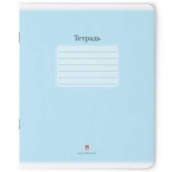 Тетрадь 48л в клетку Альт Люкс, ассорти 5 цветов арт.7-48-721/1