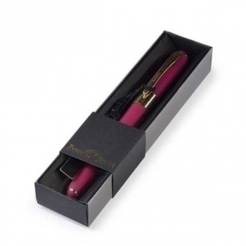 Ручка Bruno Visconti  MONACO шариковая в картон. футляре, 0,5мм, синяя, пурпурный корпус,черный футляр арт.20-0125/225