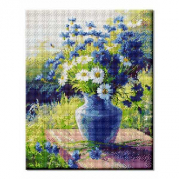 Алмазная мозаика 40*50см Букет в вазе арт.VD44