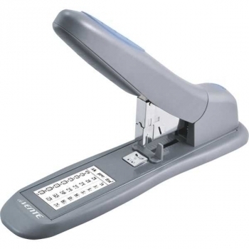 Степлер 23/6, 23/23 (200л) deVENTE большой мощности, серый с синими каучук.вставками арт. 4142368