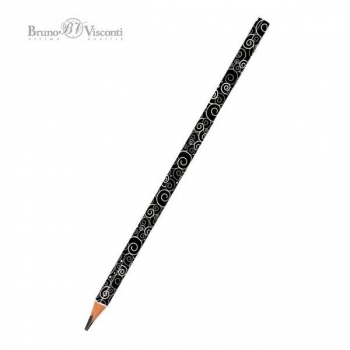 Карандаш Bruno Visconti HB ч/гр. ArtGraphix. Волна, трехгранный, пластик. корпус арт.21-0038/07