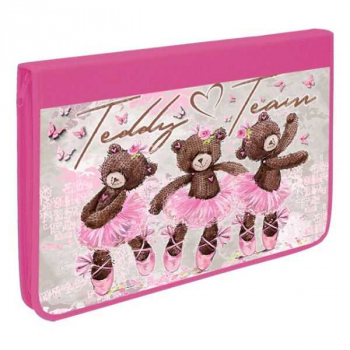 Папка д/рисования и труда А4, 1 отделение, на молнии, картон, арт. ПТ-Р4 Три медвежонка Папка д/рисования и труда А4, 1 отделение, на молнии, картон, арт. ПТ-Р4 Три медвежонка