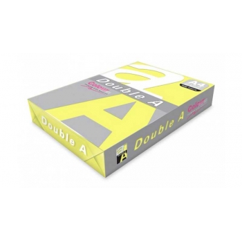 Бумага Double A А4, 80г/м2 500л, желтая (Butter) арт.Double A_Butter