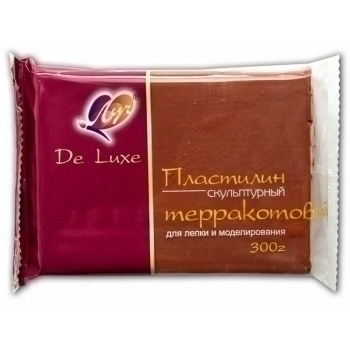 Пластилин скульптурный ТЕРРАКОТОВЫЙ, 300г арт.29С 1698-08