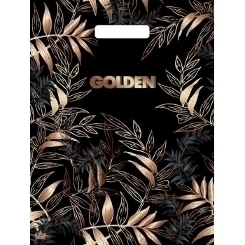 Мешок 40х31см ПВД 30мкм с вырубной ручкой, Золотой лес арт.н00188432