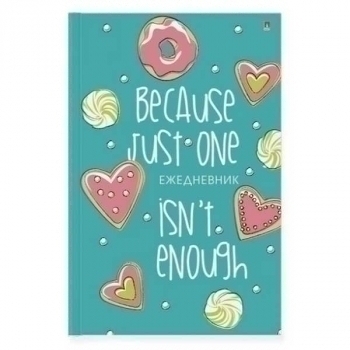 Ежедневник А5 134*207 мм, недатир. Альт лин. Сладкое настроение, 256 стр, 7БЦ, глянцевая ламинация арт.3-024/33