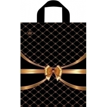 Мешок 35х28см ПВД 55мкм глянцевый с петлевой ручкой, Золотые сети арт.н00195258 Мешок 35х28см ПВД 55мкм глянцевый с петлевой ручкой, Золотые сети арт.н00195258