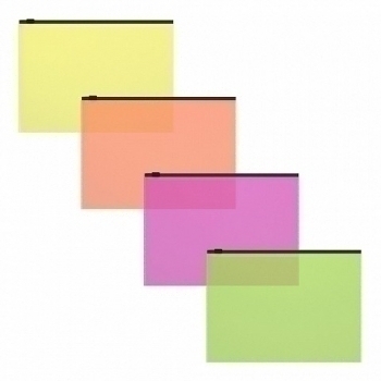 Папка на молнии С6 ErichKrause Fizzy Neon арт.53294
