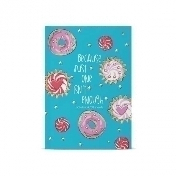 Блокнот А5 80л. престиж Сладкое настроение, клетка, тв. обл., глянц. ламинация арт.3-80-072/22