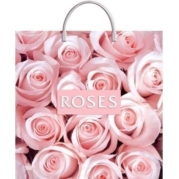 Мешок 36х37см ПВД 100мкм с пластиковой ручкой, Миллион роз арт.н00195363